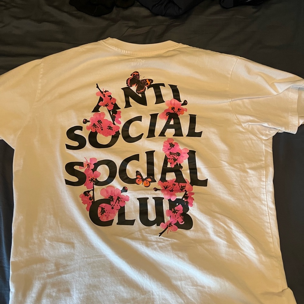 Anti social social club short sleeve shirt perfect condition